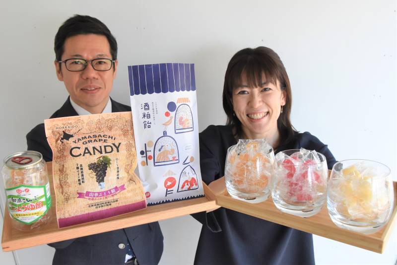 永田製飴が開発や販売を進めるアメ菓子の数々