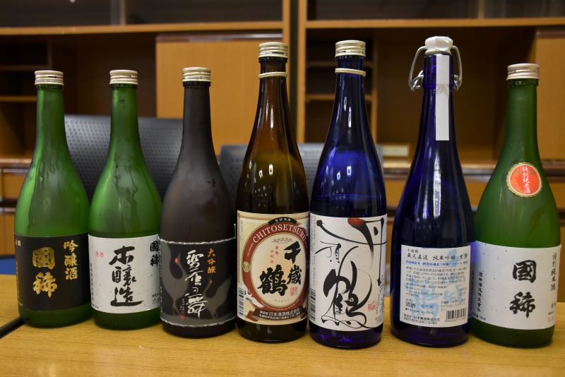 全道きき酒チャンピオン大会２０２２に出題された７種類の日本酒