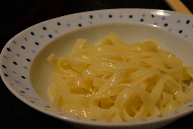 すき焼きのシメに選んだうどん