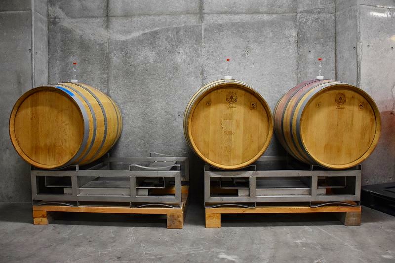 Infeeld wineryのワイン樽