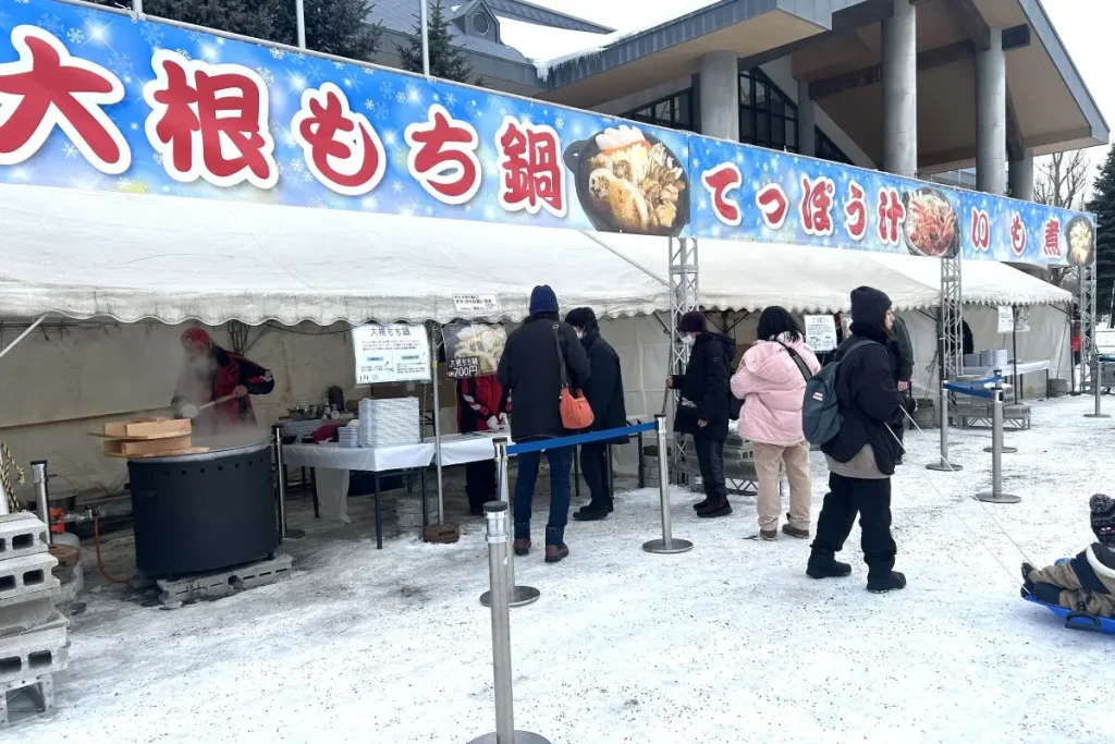 大鍋料理の提供ブース