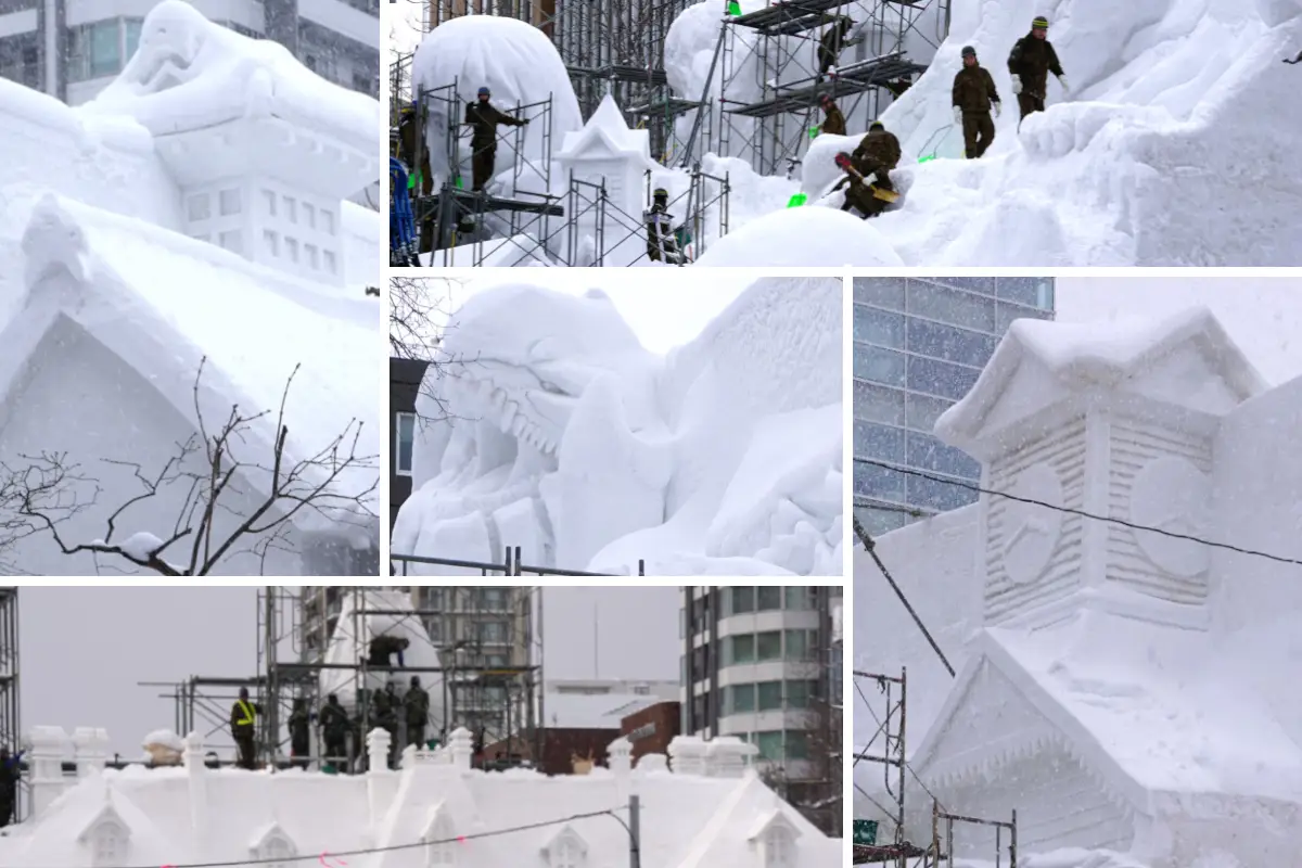 道都彩る冬の祭典｢さっぽろ雪まつり｣ 2/4開幕～大通公園、すすきの、つどーむに雪像202基 2/11まで