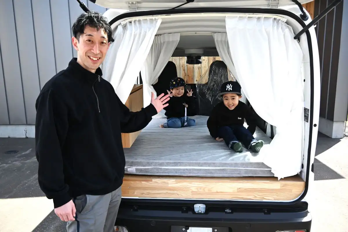 夏の観光受け皿に　泊まれる軽バン＊稚内・木村石油＊計4台レンタル　5月1日スタート＊大人2人に対応＊「行動範囲拡大、消費増へ」