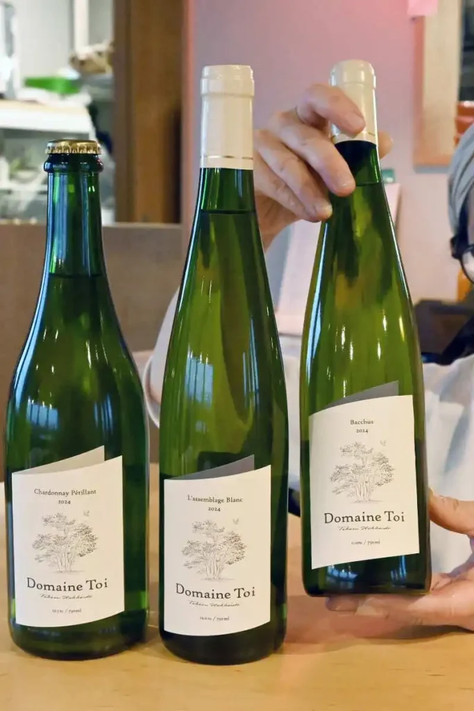 「ドメーヌ　トワ」が初めて自家醸造したワイン